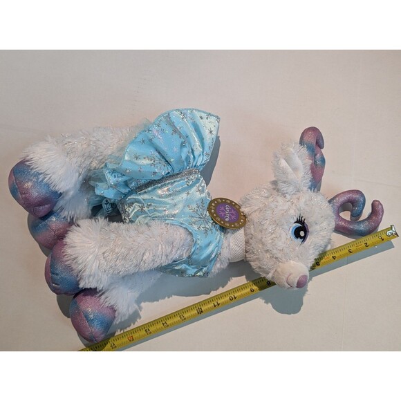 Build a Bear Glisten Plush Reindeer 13" Lights Up Works! Christmas Santa’s Deer - Picture 7 of 11